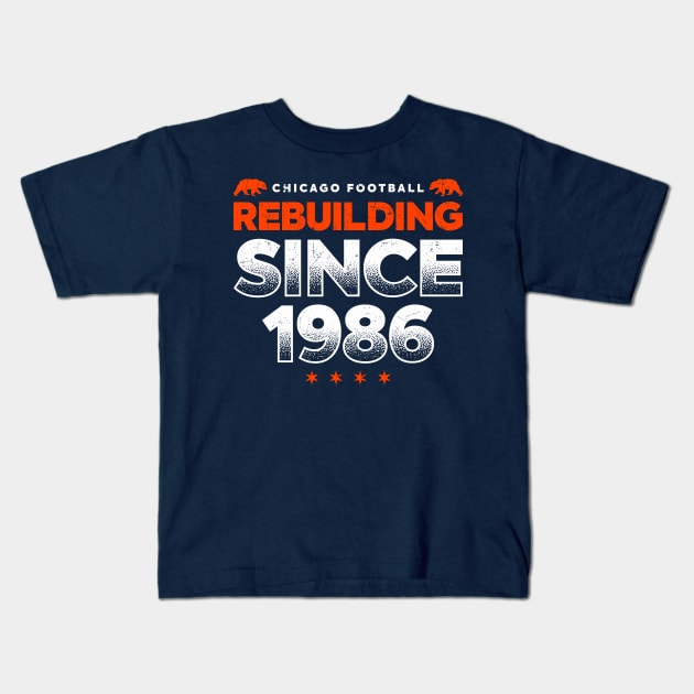 Rebuilding Da Bears Kids T-Shirt by KDNJ